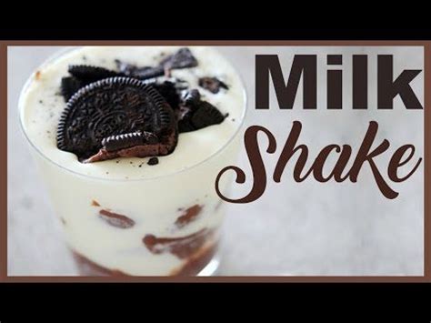 Como Como Fazer Milk Shake Sorvete Milk Shake De Negresco Oreo