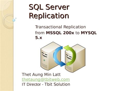 Ppt Sql Server Replication Transactional Replication From Mssql 200x To Mysql 5x Dokumentips