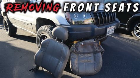 Removing Seats On Jeep Grand Cherokee WJ New Seat Install Part 1