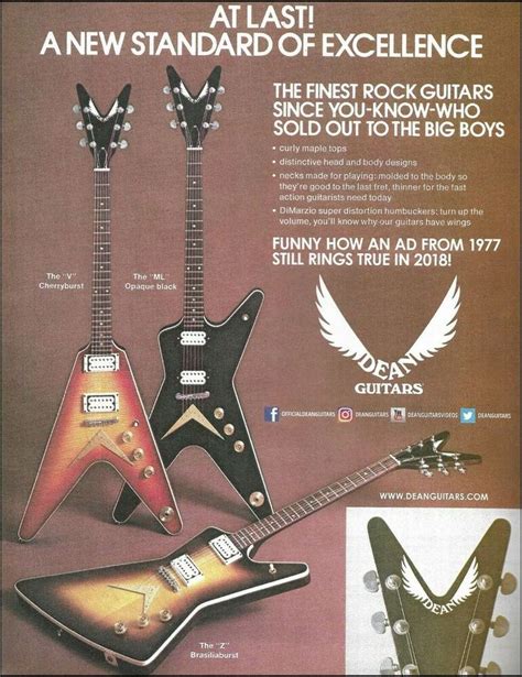 Pin On Dean Guitars Advertisement Ad Prints