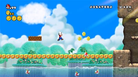 File NSMBW World 4 2 Screenshot Png Super Mario Wiki The Mario