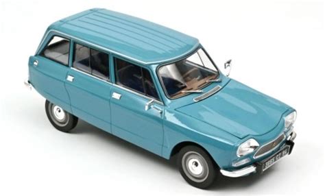 Miniature Citroen Ami Norev Break Bleue Voiture Miniature