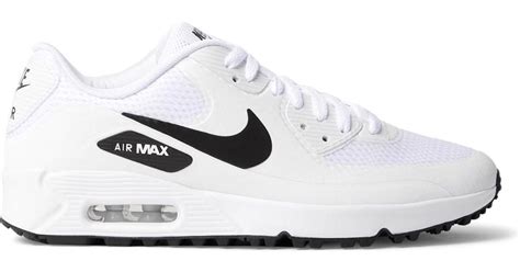 Nike Air Max 90 G Coated Mesh Golf Shoes In White For Men Lyst