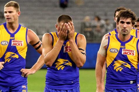 West Coast Eagles 2019 Afl Season Hit By Heavy Losses To Geelong And