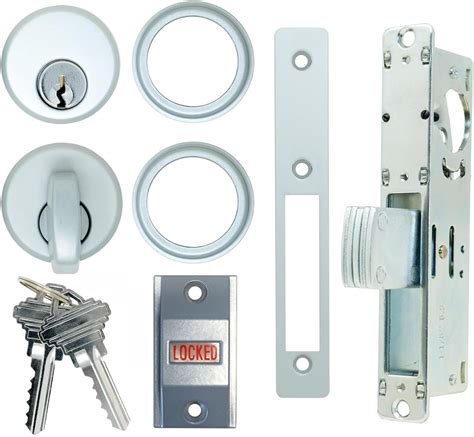 Tubelite Ada Compliant Storefront Door Deadlock Kit With Mortise Key Cylinder Thumbturn