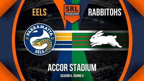 Eels Vs Rabbitohs Season 5 Round 5 Srl Youtube