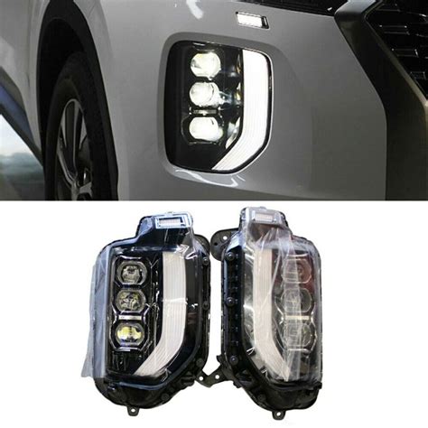 S Oem Led Drl Head Lights Lamp Lh Rh Set For Hyundai Palisade