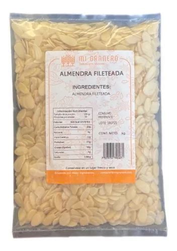 Almendra Fileteada Rebanada Hojuela 250 G MercadoLibre