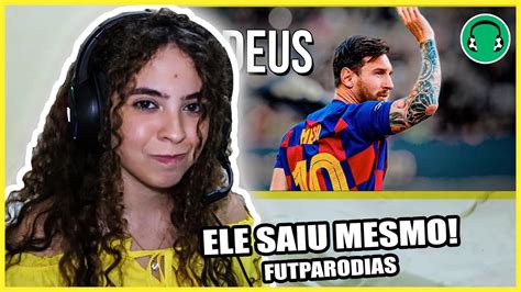 React Futpar Dias Fim De Uma Era Messi D Adeus Ao Barcelona