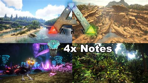 All 4x Notes On The Island Sorched Earth Aberration Ark Survival Evolved Youtube