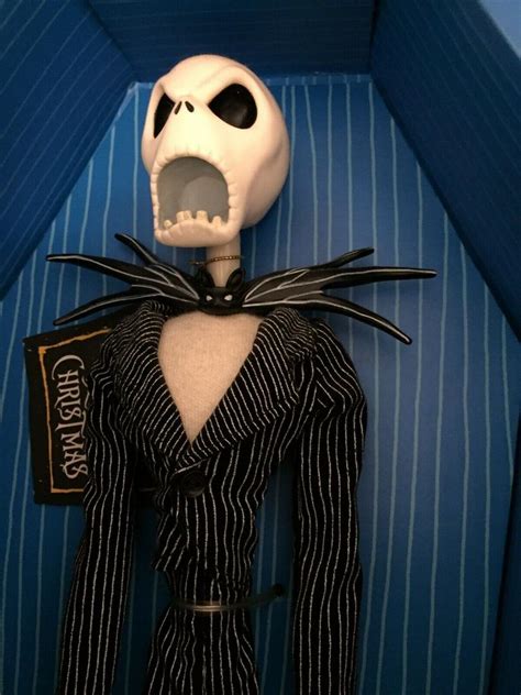 Nightmare Before Christmas Angry Jack Skellington Doll Coffin Jun