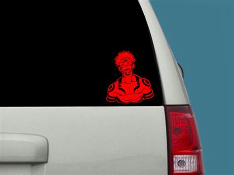 Jujutsu Kaisen Sukuna Decal Sukuna Decal Yuji Itadori Yuji Etsy