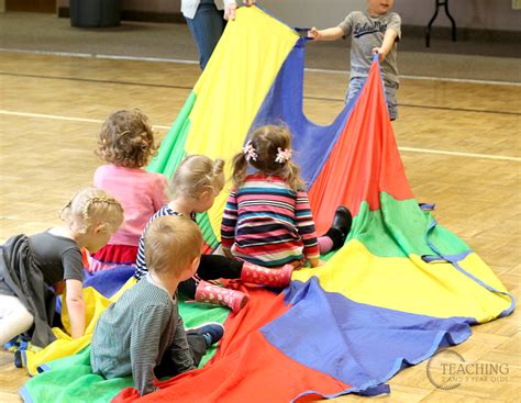 Fun Parachute Activities that Keep Toddlers Moving