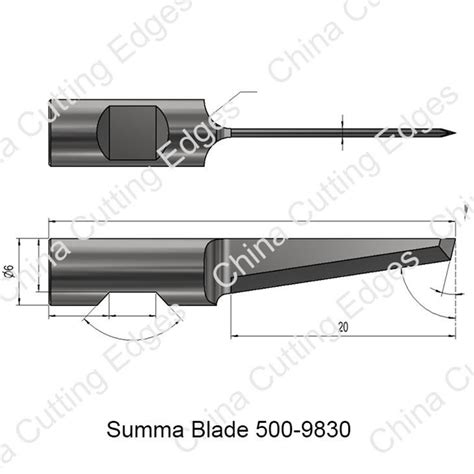 China Customized Summa Klingen Pot Messer Flat Point L