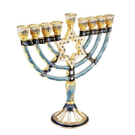 These Gorgeous Menorahs Make Your 8 Day Celebration Even More Special Menorah Hanukkah