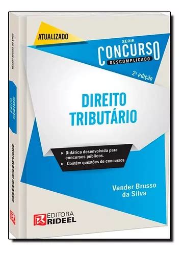 Concurso Descomplicado Direito Tributario De Vander Brusso Da Silva