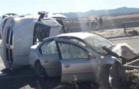 Fatal choque en carretera cuauhtémoc la junta La Opción de Chihuahua