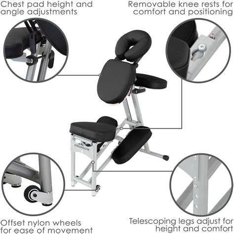 Stronglite Ergo Pro Ii Portable Massage Chair Package Superb