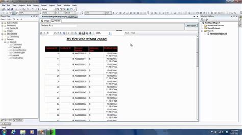 Ssrs Tutorials Lesson Creating A Report With Parameters Youtube