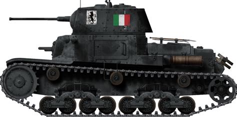 Carro Armato M In Repubblica Sociale Italiana Service Tank