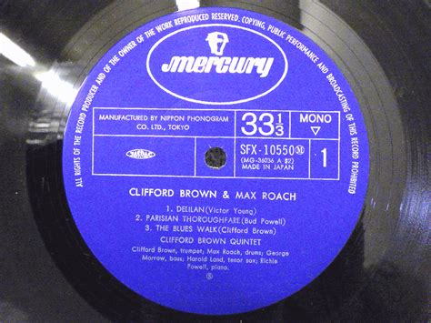 LP レコード 帯 Clifford Brown MAX ROACH クリフォード ブラウン マックス ローチ Clifford Brown