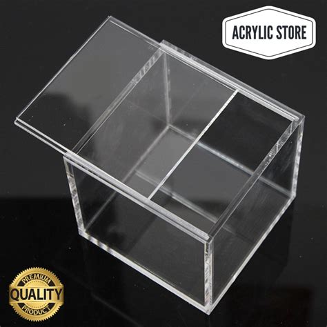 Jual Kotak Akrilik 10x10x10cm Akrilik Kotak Hadiah Display Perhiasan Kotak Penyimpanan Dengan