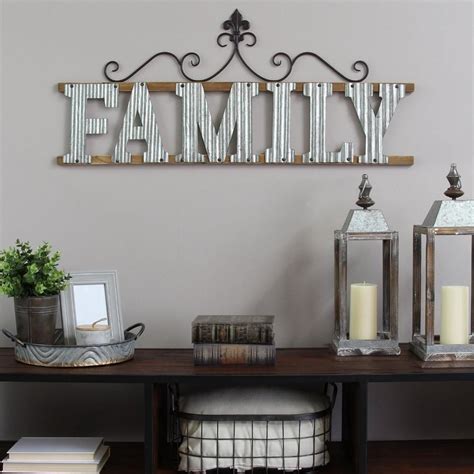 20++ Metal Family Wall Decor - HOMYHOMEE