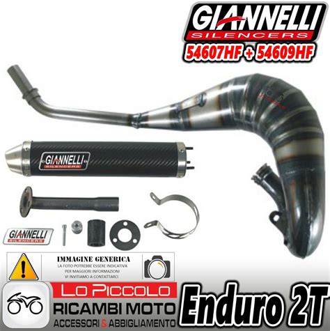 GIANNELLI Exhaust System Complete Carbon Husqvarna Wre Sm 125 20