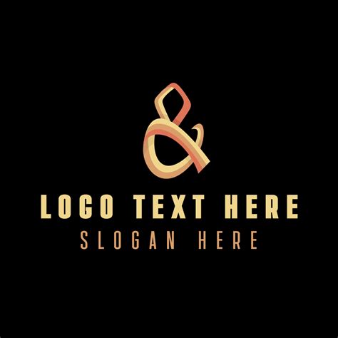 Cursive Ampersand Lettering Logo Brandcrowd Logo Maker