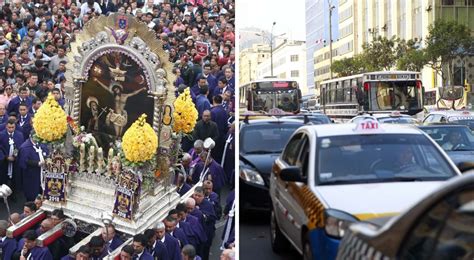 Procesión Del Señor De Los Milagros 2023 Cuáles Son Las Rutas Alternas Para Su Primera Salida