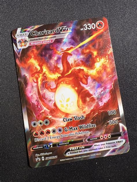 Mavin Pok Mon Charizard Vmax Swsh Ultra Premium Alt Art Black Star