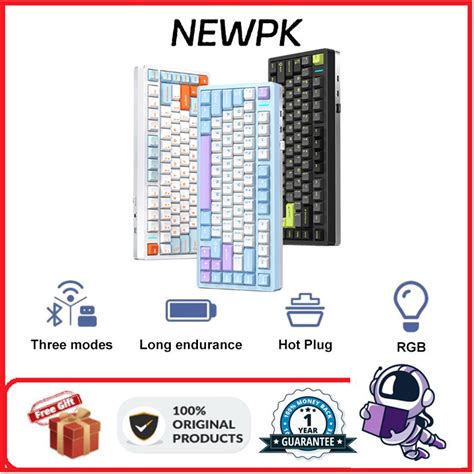 AULA M Wireless Three Mode Mechanical Keyboard Gateway Structure Full Key Hot Plug RGB