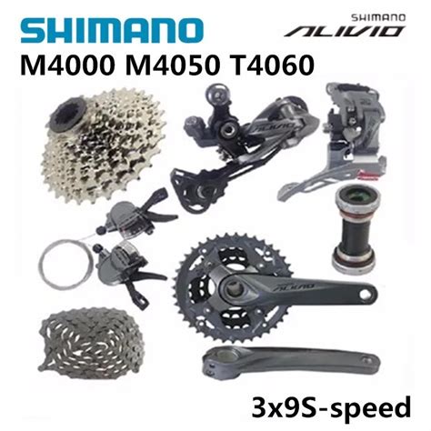 ALIVIO M4000 M4050 T4060 3x9S 27S Speed MTB Bicycle Groupset With