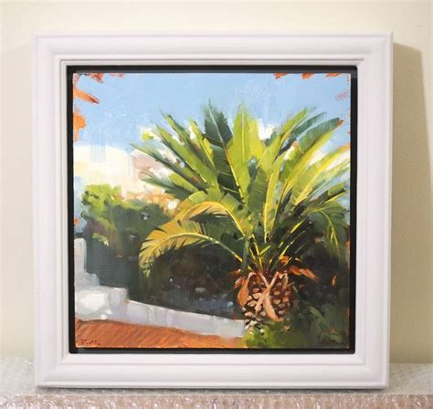 Sicilian Palm Painting By Johnny Morant Saatchi Art