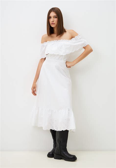 Платье Befree Woman Mix&Match, цвет: белый, MP002XW00GPV — купить в ...