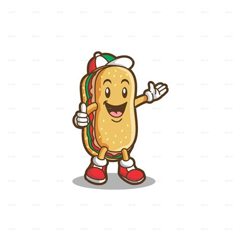 Sandwich Mascot Vectors Graphicriver