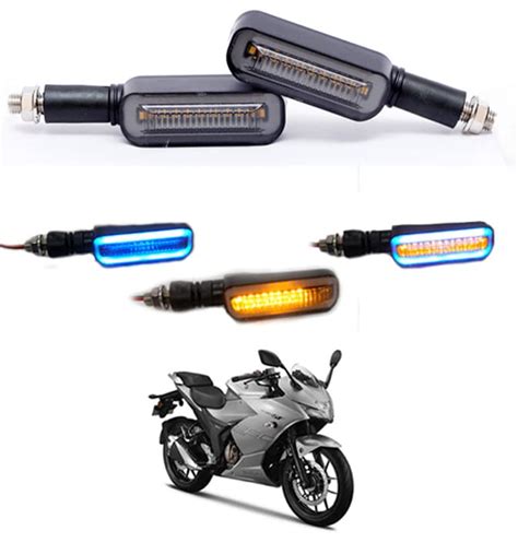 Ayw V Turn Signal Light I Indicators Bike Running Lights For Suzuki