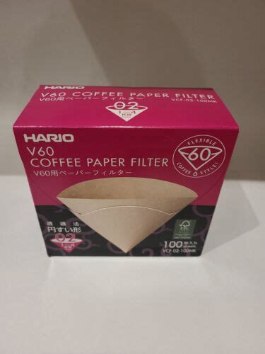 Hario V60 VCF 02 100MK Coffee Dripper Filter Paper Size 02 1 4 Cups