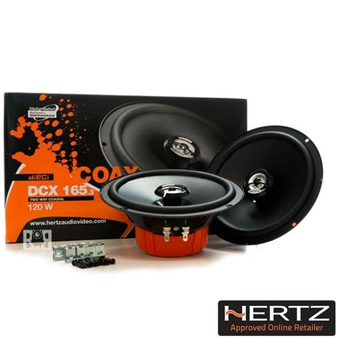 Kit Alto Falantes Hertz DCX 170 3 Coaxial 6 Polegadas 100 Wrms Par