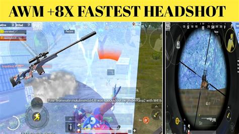 Awm 8x Fastest Headshot Ever Duo Vs Duo Pubg Mobile Lite Youtube