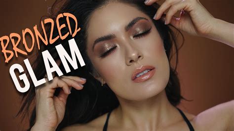 Bronzed Glam Makeup Tutorial Melissa Alatorre YouTube