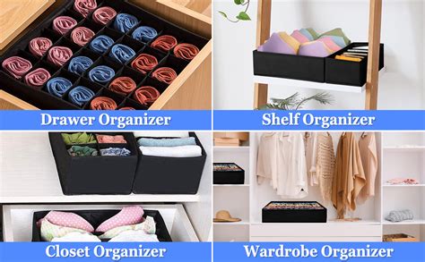 Casmigc Unterw Sche Organizer Er Set Schrank Organizer Schubladen