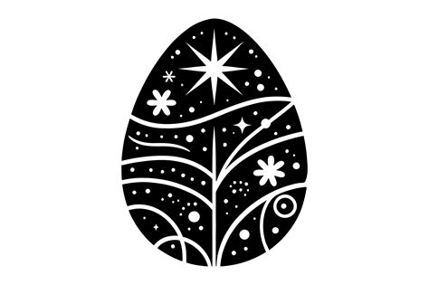 About Easter Egg Silhouette Graphic Graphic By Skshagor Barmon