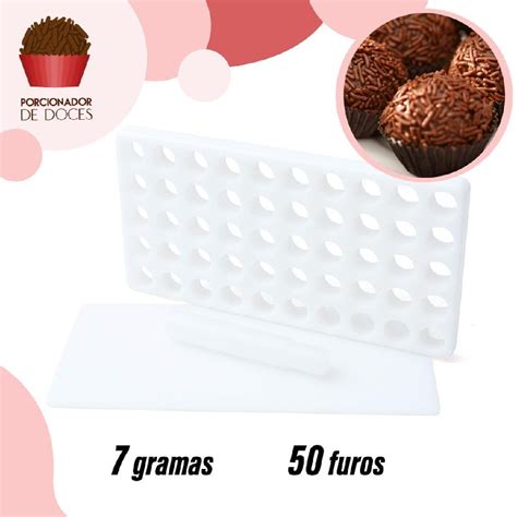 Placa Porcionadora Dosadora De Doces Brigadeiro G Furos Shopee Brasil