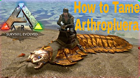 How To Tame An Arthropluera Solo Easy In Hunter Cave Ark Mobile Ark