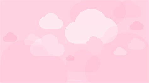 Pink Clouds Pastel Background for PPT & Google Slides