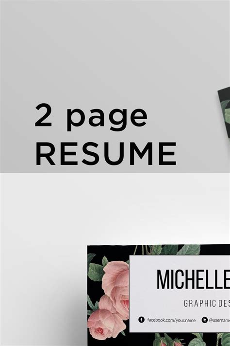 2 page resume template – MasterBundles