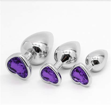 Jewelled Heart Shaped Metal Butt Plug Sex Toys For Men China Sex Toy And Butt Plugs Price