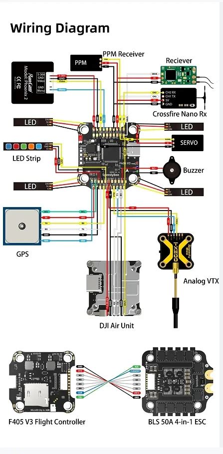 Speedybee F405 V3 50a Stack Fc Ecs Bmi270 30x30 Flight Controller Bls