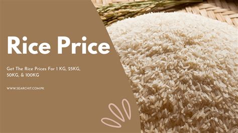 Rice Price List In Pakistan 2023 All Brand Rice Prices Searchit